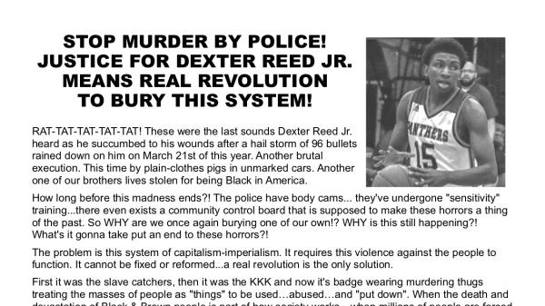 Justice for Dexter Reed!
