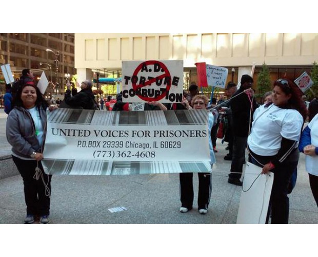 Chicago: United Voices for Prisoners—family members of those incarcerated. Photo: Special to revcom.us