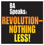 REVOLUTION—NOTHING LESS! t-shirt -
                            front
