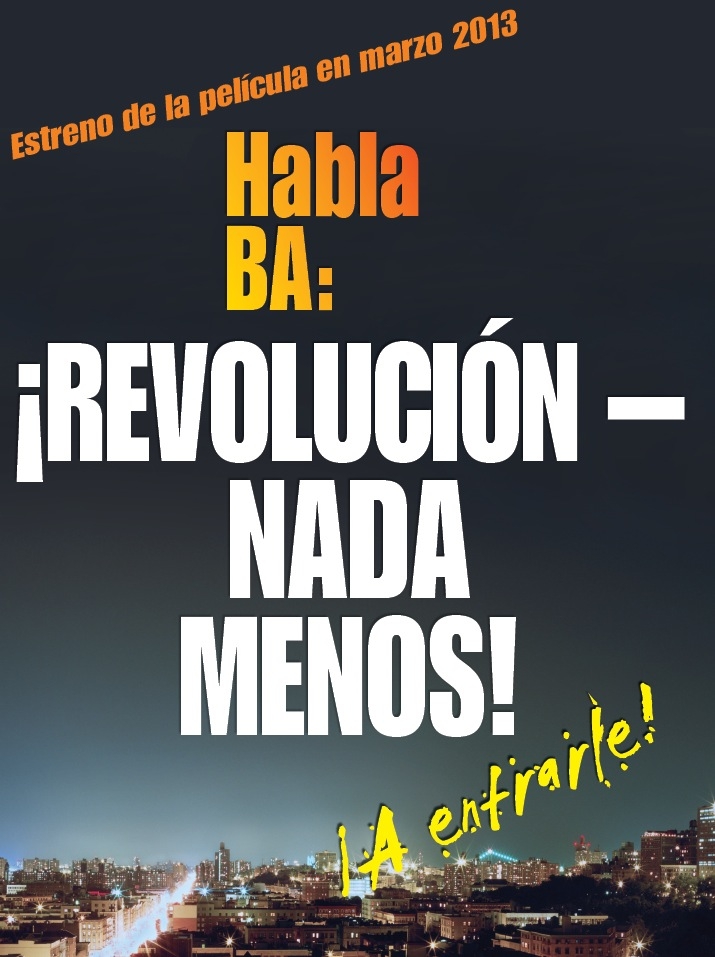 BA Speaks: REVOLUTION--NOTHING LESS!