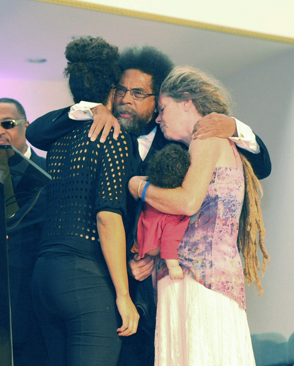 Dr. Cornel West and fammilies of Stolen Lives