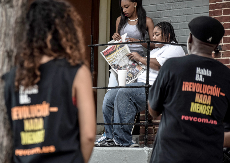 The Revolution Club in the neighborhood where Freddie Gray lived.