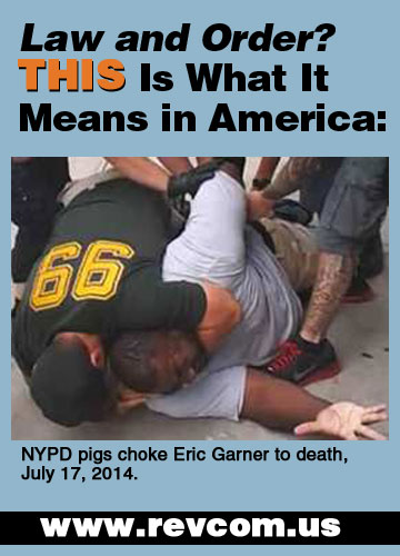 Eric Garner choked to death