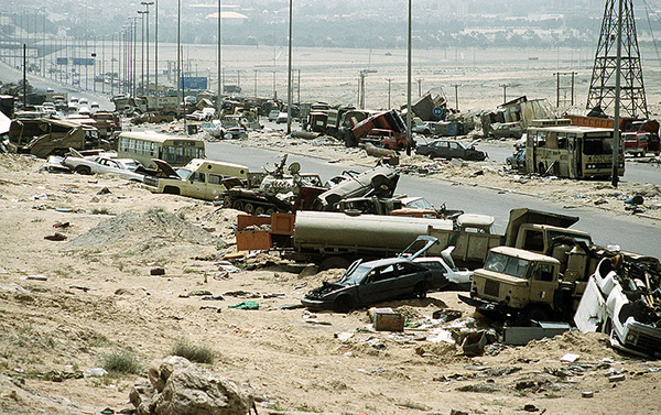 Highway of death, Iraq