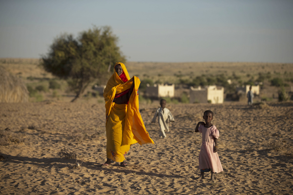 Severe drought in Chad, 2012.