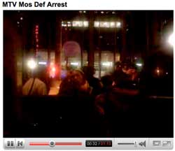 MTV Mos Def Arrest