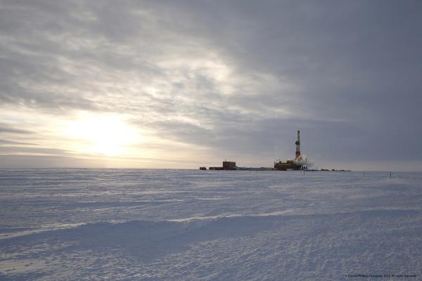 Alaska oil drilling in ocean