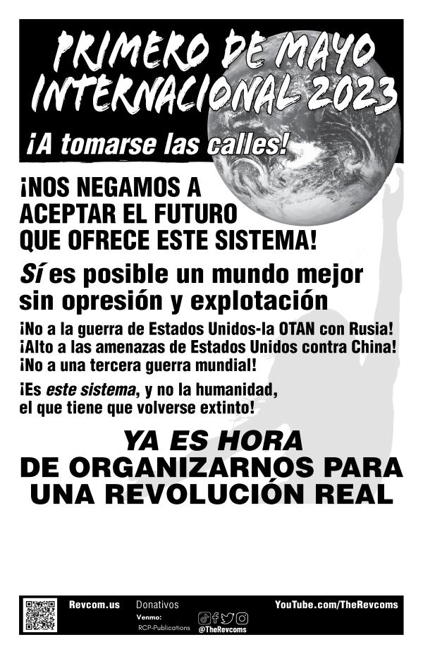 poster Mayday 2023 spanish