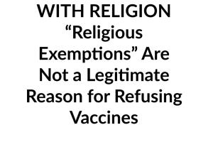 NO RIGHT TO KILL WITH RELIGION