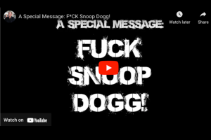VIDEO: A Special Message: F*CK SNOOP DOGG! from @BobAvakianOfficial.