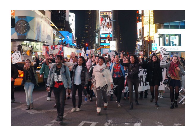 Shutting down streets of New York City. Nov 25, 2014. photo: revcom.us