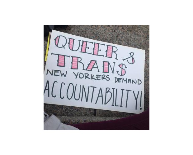 Queer and trans New Yorkers. Photo: twitter/@LaKeniaem 