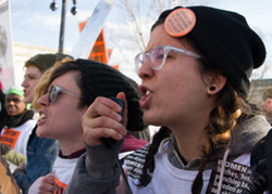 2015 protest to defend Roe v Wade