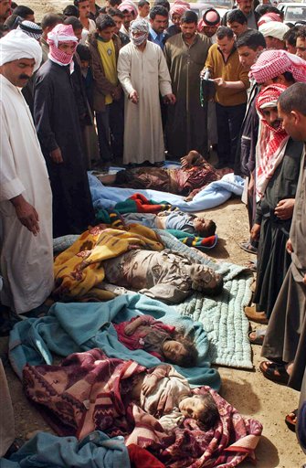 People killed during a U.S. raid in Iraq, 2006
