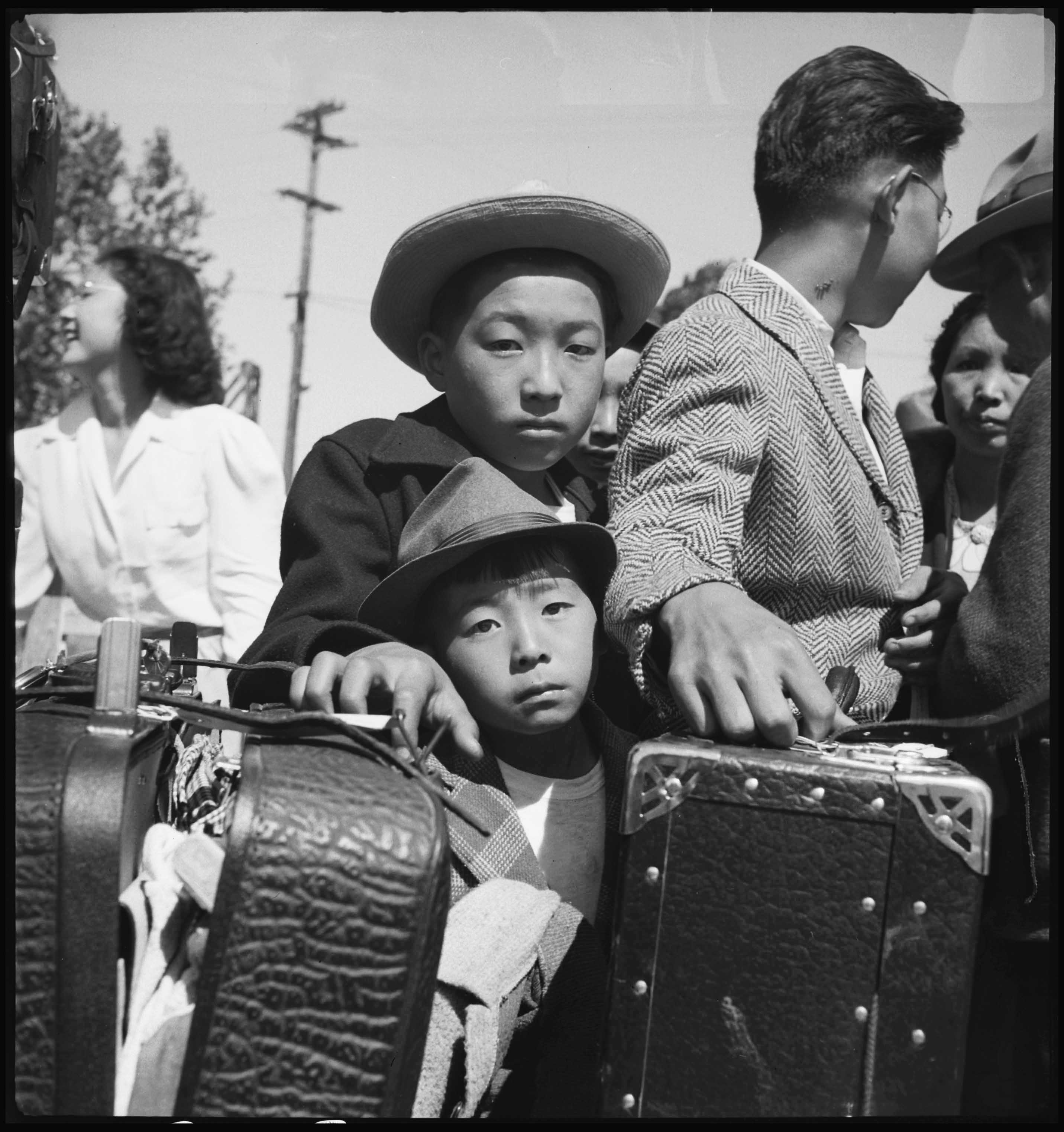 Japanese Americans being removed from Turlock, California, May 2, 1942