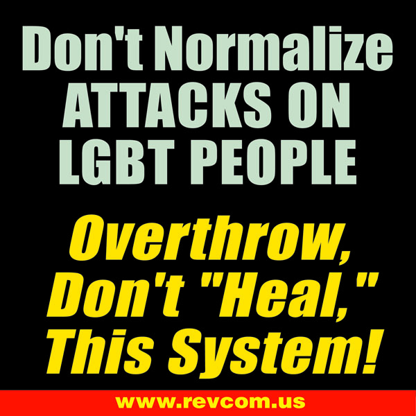 Don't normalize attacks on LGBT people meme