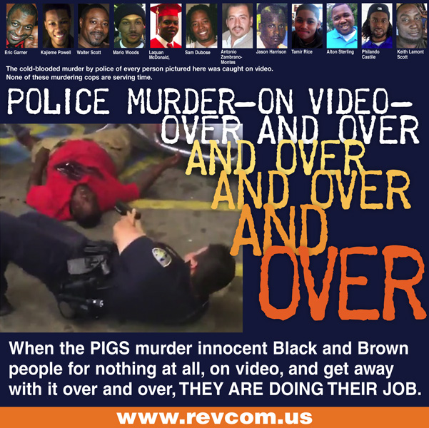 Police murder on video, over and over and over...