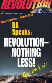 Revolution #295, February 17, 2013 - front page