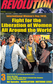 Revolution #297, March 10, 2013 - front page