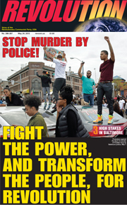 Revolution #387, May 18, 2015 - front page