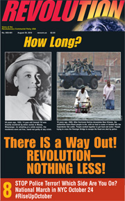 Revolution #401, August 24, 2015 - front page