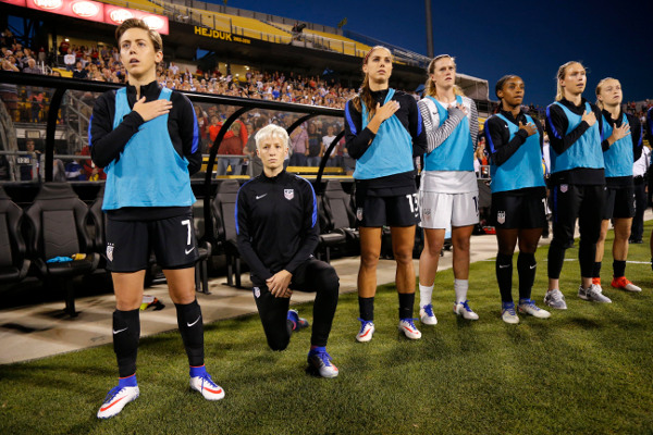 Megan Rapinoe continues her protest