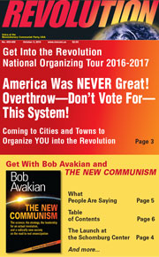 Revolution #459, October 3, 2016 - front page