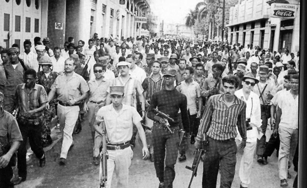 The April 24, 1965 rebellion in the dominican Republic was a mix of forces.