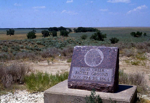 The site of the Sand Creek Massacre.