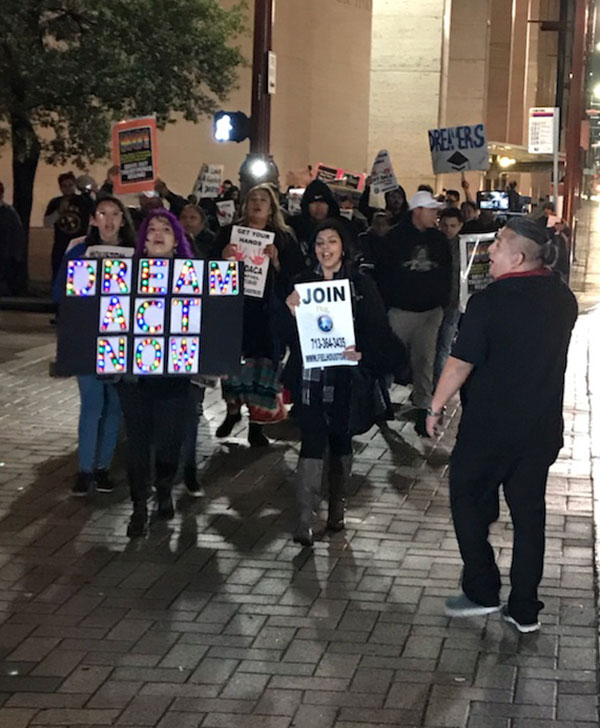 Una marcha en Houston por DACA, para “reclamar a nuestra humanidad”