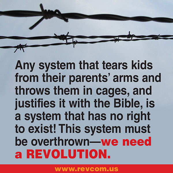 System that tears kids from parents arms has no right to exist