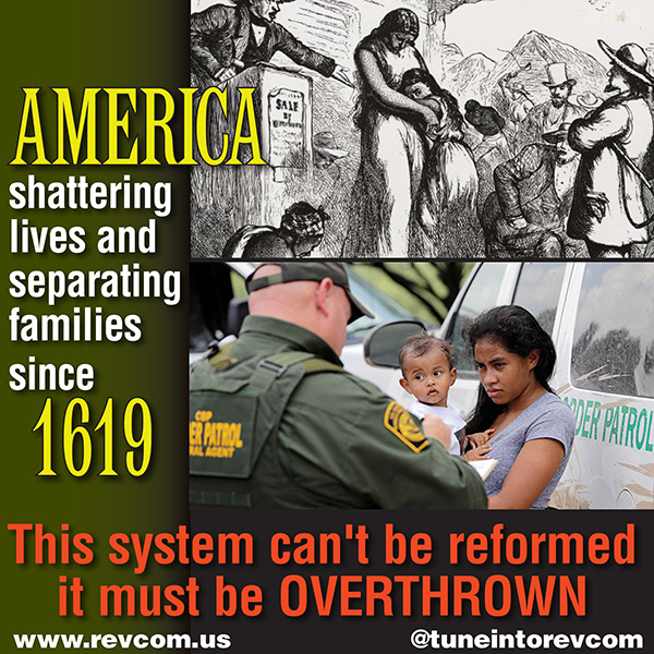 America shattering lives and separating families since 1619