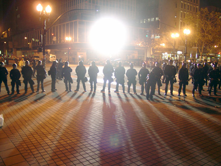 Police raid on Occupy Oakland, Tuesday October 25, 2011