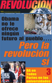 Revolución #279, 2 de septiembre de 2012 - portada