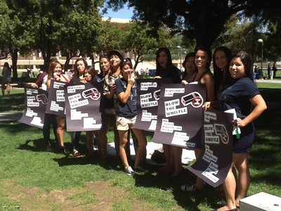Universidad del Estado de California-Northridge 13 de septiembre: El momento para lanzar pitidos contra el parar y registrar