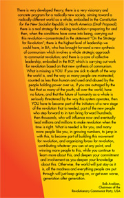 Revolution #282, October 7, 2012 - back page