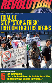 Revolution #284, November 4, 2012 - front page