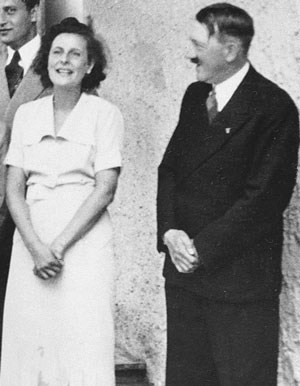 Leni Riefenstahl and Adolf Hitler