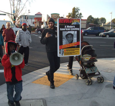 Rally on one year anniversary of Trayvon Martin murder, East Oakland