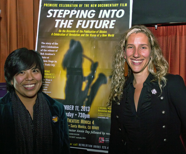 Co-director Annie Day and Amina, performer, at the Los Angeles Premiere Celebration of Stepping Into The Future