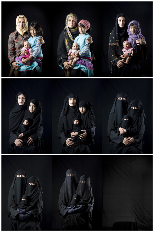 Mother, Daughter, Doll series, 2010, Boushra Almutawakel