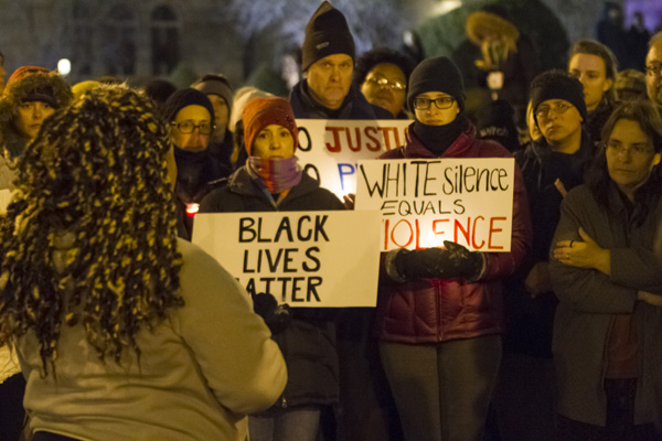 Vigil for Antonio Martin in Berkeley, MO December 25, 2014