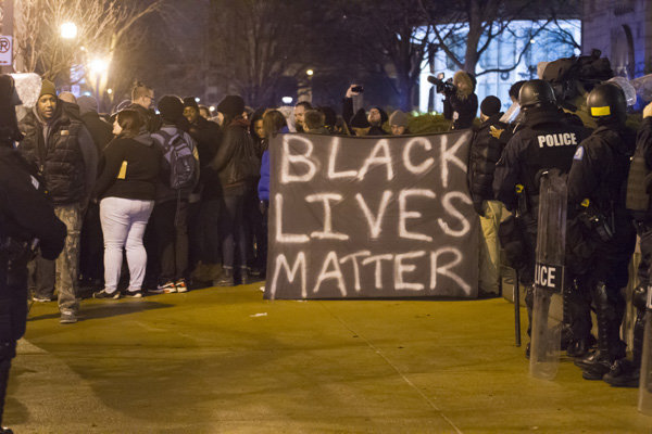 Vigil for Antonio Martin in Berkeley, MO December 25, 2014