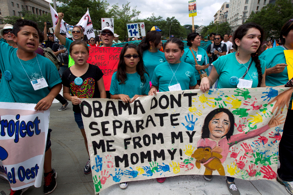 August 2, 2014: Immigrants’ rights protest in Washington, DC 