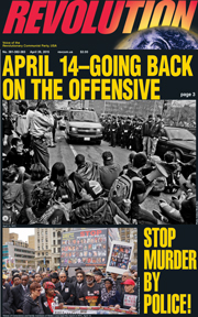 Revolution #380, April 20, 2015 - front page
