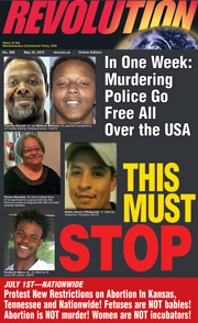 Revolution #388, May 25, 2015 - front page
