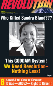 Revolution #397, July 27, 2015 - front page
