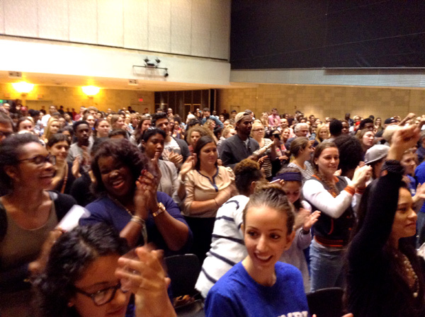 Audience at Columbia University