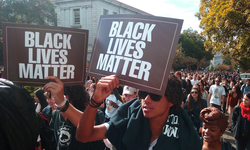 Berkeley High school walkout November 5, 2015