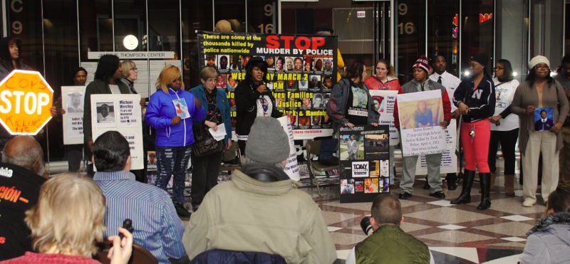 Chicago, Stolen Lives Families Demand Justice. March 2